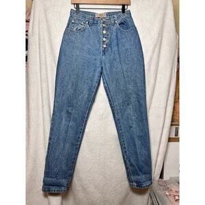 Jeanjer By Jordache Denim High Rise Mom Jeans Size 11/12 Made‎ in the USA